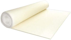 Made in USA - 5/8 Inch Thick x 60 Inch Wide x 60 Inch Long, Pressed Wool Felt Sheet - 10 Lbs/Square Yd., White, 500 psi - Top Tool & Supply