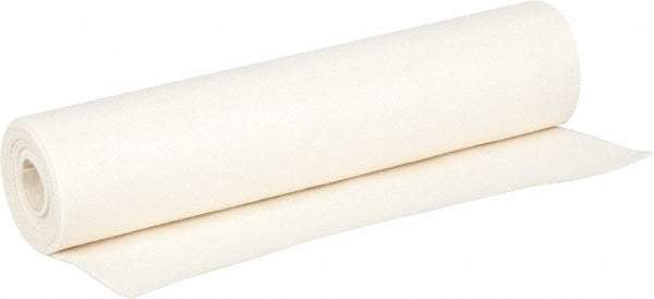 Made in USA - 1/16 Inch Thick x 60 Inch Wide x 12 Inch Long, Pressed Wool Felt Sheet - 1 Lbs/Square Yd., White, 500 psi - Top Tool & Supply