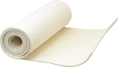 Made in USA - 1/8 Inch Thick x 66 Inch Wide x 12 Inch Long, Pressed Wool Felt Sheet - 1.5 Lbs/Square Yd., White, 400 psi - Top Tool & Supply