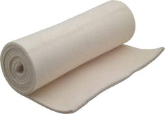 Made in USA - 3/16 Inch Thick x 66 Inch Wide x 12 Inch Long, Pressed Wool Felt Sheet - 2.3 Lbs/Square Yd., White, 400 psi - Top Tool & Supply