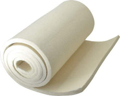 Made in USA - 3/8 Inch Thick x 66 Inch Wide x 12 Inch Long, Pressed Wool Felt Sheet - 4.6 Lbs/Square Yd., White, 400 psi - Top Tool & Supply