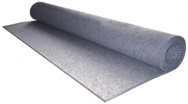 Made in USA - 1/2 Inch Thick x 72 Inch Wide x 60 Inch Long, Pressed Wool Felt Sheet - 6.1 Lbs/Square Yd., Gray, 250 psi - Top Tool & Supply