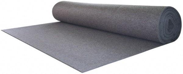 Made in USA - 1/2 Inch Thick x 72 Inch Wide x 60 Inch Long, Pressed Wool Felt Sheet - 4.2 Lbs/Square Yd., Gray, 75 psi - Top Tool & Supply