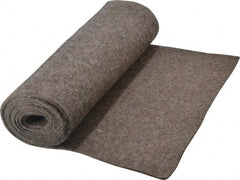 Made in USA - 1/8 Inch Thick x 72 Inch Wide x 12 Inch Long, Pressed Wool Felt Sheet - 1.1 Lbs/Square Yd., Gray, 75 psi - Top Tool & Supply