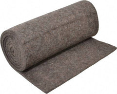 Made in USA - 1/4 Inch Thick x 72 Inch Wide x 12 Inch Long, Pressed Wool Felt Sheet - 2.1 Lbs/Square Yd., Gray, 75 psi - Top Tool & Supply