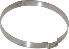 Oetiker - 63.4 to 66.5mm, 1-Ear Clamp - 2-5/8" Noml Size, 10mm Inner Width, 7mm Wide x 0.6mm Thick, Stainless Steel - Top Tool & Supply