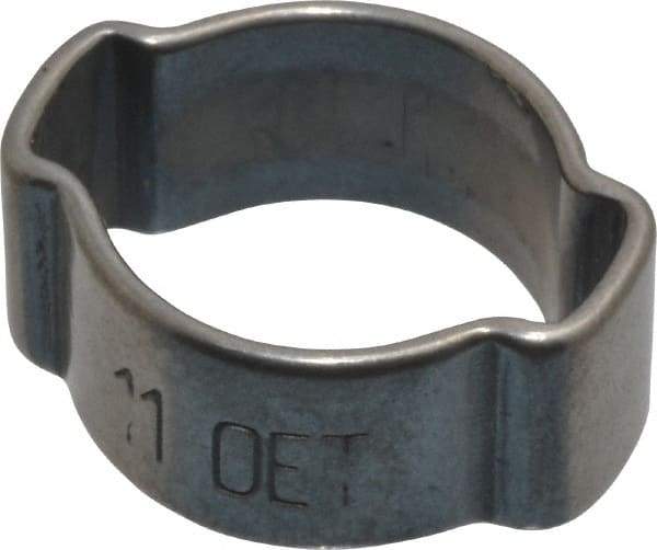 Oetiker - 8 to 11mm, 2 Ear Clamp - 3/8" Nominal Size - Top Tool & Supply