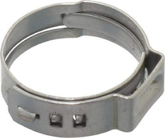 Oetiker - Stepless Ear Clamp - 3/4" Noml Size, 10mm Inner Width, 7mm Wide x 0.6mm Thick, Stainless Steel - Top Tool & Supply