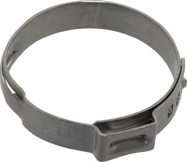 Oetiker - Stepless Ear Clamp - 1-3/16" Noml Size, 10mm Inner Width, 7mm Wide x 0.6mm Thick, Stainless Steel - Top Tool & Supply