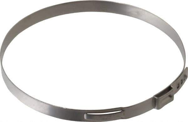 Oetiker - Stepless Ear Clamp - 3-5/16" Noml Size, 10mm Inner Width, 7mm Wide x 0.6mm Thick, Stainless Steel - Top Tool & Supply