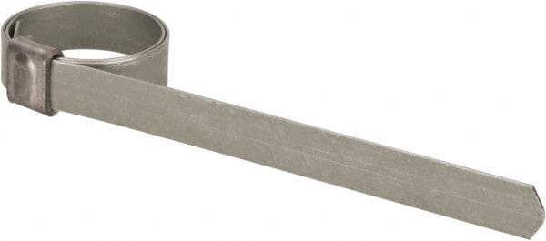 IDEAL TRIDON - 13/16" ID Galvanized Steel Preformed J-Type Clamp - 3/8" Wide, 0.025" Thick - Top Tool & Supply