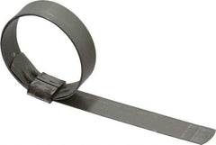 IDEAL TRIDON - 1-3/4" ID, Galvanized Steel Preformed J-Type Clamp - 5/8" Wide x 0.03" Thick - Top Tool & Supply