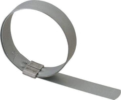 IDEAL TRIDON - 2-3/4" ID, Galvanized Steel Preformed J-Type Clamp - 3/4" Wide x 0.03" Thick - Top Tool & Supply