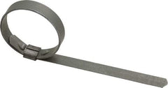 IDEAL TRIDON - 1-3/8" ID Galvanized Steel Preformed Center Punch Clamp - 3/8" Wide, 0.025" Thick - Top Tool & Supply