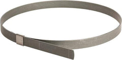 IDEAL TRIDON - 8" ID, Galvanized Steel Preformed Center Punch Type Clamp - 5/8" Wide x 0.03" Thick - Top Tool & Supply