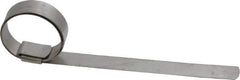 IDEAL TRIDON - 13/16" ID Grade 201 Stainless Steel Preformed Center Punch Clamp - 3/8" Wide, 0.025" Thick - Top Tool & Supply