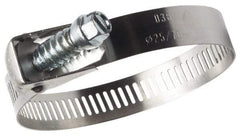 IDEAL TRIDON - SAE Size 280, 14-1/4 to 18" Diam, Stainless Steel Quick Release Worm Drive Clamp - 1/2" Wide, Material Grade 301, Series 550 - Top Tool & Supply