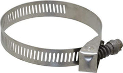 IDEAL TRIDON - SAE Size 36, 1 to 2-3/4" Diam, Stainless Steel Quick Release Worm Drive Clamp - 1/2" Wide, Material Grade 301, Series 550 - Top Tool & Supply