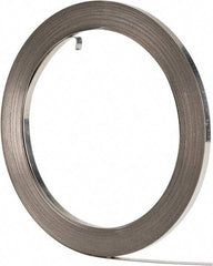 IDEAL TRIDON - Grade 201, Stainless Steel Banding Strap Roll - 3/8" Wide x 0.025" Thick - Top Tool & Supply