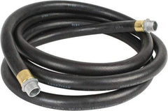 Continental ContiTech - 3/4" ID x 1-1/8" OD x 12' OAL, NPT Male x Male Petroleum Transfer Hose - 100 Max Working psi, 3/4" Fitting, Black - Top Tool & Supply