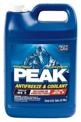 Peak - 1 Gal Antifreeze & Coolant - Ethylene Glycol & Conventional Inhibitors Composition - Top Tool & Supply