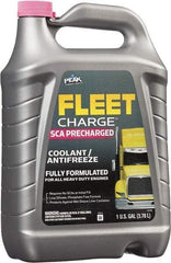 Peak - 1 Gal Heavy Duty Antifreeze & Coolant - Ethylene Glycol with SCA & Inhibitors Composition - Top Tool & Supply