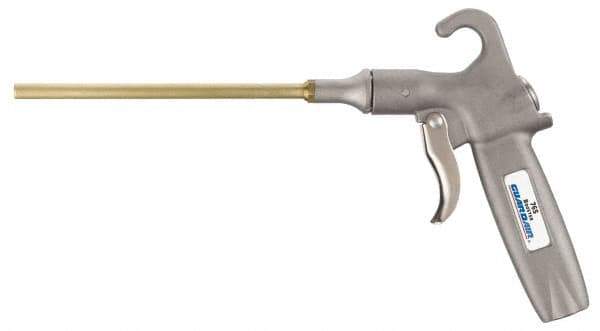 Guardair - 120 Max psi Safety Shield Pistol Grip Blow Gun - 1/4 NPT, 6" Tube Length, Aluminum Body/Brass Extension - Top Tool & Supply