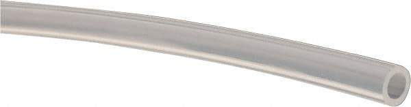 Made in USA - 1/8" ID x 3/16" OD, 1/32" Wall Thickness, Cut to Length (50' Standard Length) PTFE Tube - Translucent, 55 Hardness - Top Tool & Supply