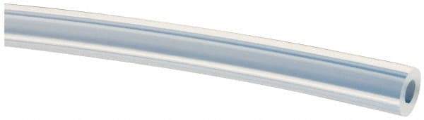 Made in USA - 1/8" ID x 1/4" OD, 1/16" Wall Thickness, Cut to Length (50' Standard Length) PTFE Tube - Translucent, 55 Hardness - Top Tool & Supply