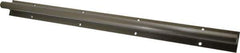 Pacific Bearing - 3/4" Shaft Diam, 1-3/4" Base Width, Ceramic Coated, Aluminum Shaft, Aluminum Rail, Round Shaft Assemblies - 0.221" Mounting Hole Diam, 24" Long - Top Tool & Supply