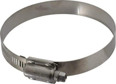 IDEAL TRIDON - SAE Size 412, 3-1/4 to 4-1/8" Diam, Stainless Steel High Torque Worm Drive Clamp - 5/8" Wide, Material Grade 304, Series 850 - Top Tool & Supply