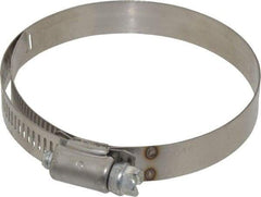 IDEAL TRIDON - SAE Size 44, 2-5/16 to 3-1/4" Diam, Stainless Steel Shielded Worm Drive Clamp - Material Grade 201, Series 613 - Top Tool & Supply