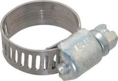 IDEAL TRIDON - SAE Size 5, 5/16 to 11/16" Diam, Carbon Steel Miniature Worm Drive Clamp - 5/16" Wide, Series 300 - Top Tool & Supply