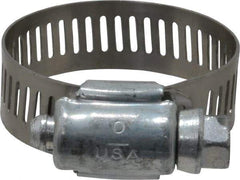 IDEAL TRIDON - SAE Size 16, 11/16 to 1-1/2" Diam, Carbon Steel Worm Drive Clamp - 1/2" Wide, Series 600 - Top Tool & Supply