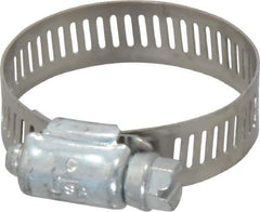 IDEAL TRIDON - SAE Size 20, 3/4 to 1-3/4" Diam, Carbon Steel Worm Drive Clamp - 1/2" Wide, Series 600 - Top Tool & Supply