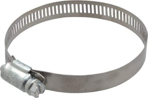 IDEAL TRIDON - SAE Size 44, 2-5/16 to 3-1/4" Diam, Carbon Steel Worm Drive Clamp - 1/2" Wide, Series 600 - Top Tool & Supply