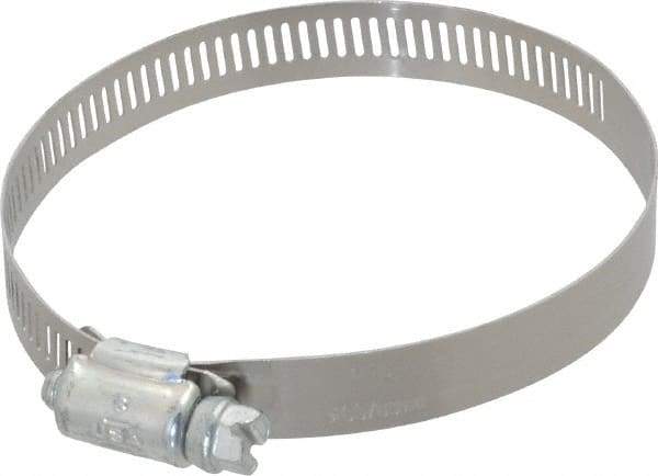 IDEAL TRIDON - SAE Size 48, 2-9/16 to 3-1/2" Diam, Carbon Steel Worm Drive Clamp - 1/2" Wide, Series 600 - Top Tool & Supply