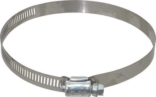 IDEAL TRIDON - SAE Size 72, 3 to 5" Diam, Carbon Steel Worm Drive Clamp - 1/2" Wide, Series 600 - Top Tool & Supply