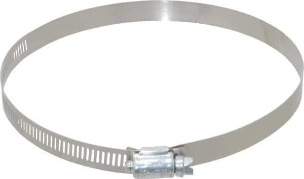 IDEAL TRIDON - SAE Size 88, 4-1/16 to 6" Diam, Carbon Steel Worm Drive Clamp - 1/2" Wide, Series 600 - Top Tool & Supply