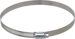 IDEAL TRIDON - SAE Size 96, 4-1/2 to 6-1/2" Diam, Carbon Steel Worm Drive Clamp - 1/2" Wide, Series 600 - Top Tool & Supply