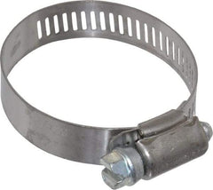 IDEAL TRIDON - SAE Size 24, 1-1/16 to 2" Diam, Stainless Steel Worm Drive Clamp - 1/2" Wide, Material Grade 201, Series 611 - Top Tool & Supply