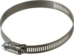 IDEAL TRIDON - SAE Size 56, 3-1/16 to 4" Diam, Stainless Steel Worm Drive Clamp - 1/2" Wide, Material Grade 201, Series 611 - Top Tool & Supply