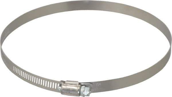 IDEAL TRIDON - SAE Size 104, 5 to 7" Diam, Stainless Steel Worm Drive Clamp - 1/2" Wide, Material Grade 201, Series 611 - Top Tool & Supply