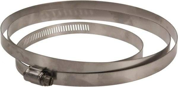 IDEAL TRIDON - SAE Size 270, 15-3/8 to 17-3/8" Diam, Stainless Steel Worm Drive Clamp - 1/2" Wide, Material Grade 201/305, Series 620 - Top Tool & Supply