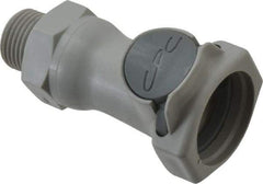 CPC Colder Products - 3/8" Nominal Flow, 3/8 NPT Thread, Female, Inline Threaded-Female Socket - 60 Max psi, 32 to 230°F, Polypropylene Coupling, EPDM O-Ring - Top Tool & Supply