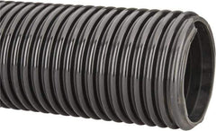 Kuriyama of America - 6" ID x 6.81" OD, 30 Max psi, 28 In. Hg, Dry Material Handling & Transfer Hose - Polyurethane, 12" Bend Radius, 100' Coil Length, Black - Top Tool & Supply