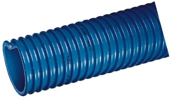 Kuriyama of America - 2-1/2" ID x 3.07" OD, 40 Max psi, Full In. Hg, Dry Material Handling & Transfer Hose - Polyurethane, 3" Bend Radius, 100' Coil Length, Black - Top Tool & Supply