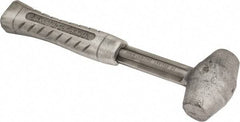 American Hammer - 3 Lb Head 1-1/2" Face Lead Alloy Nonmarring Lead Hammer - 12" OAL, Aluminum Handle - Top Tool & Supply