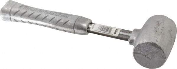 American Hammer - 6 Lb Head 2" Face Lead Alloy Nonmarring Lead Hammer - 12" OAL, Aluminum Handle - Top Tool & Supply