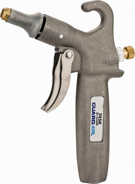 Guardair - 120 Max psi Standard Safety Pistol Grip Blow Gun - 1/4 NPT, Aluminum - Top Tool & Supply